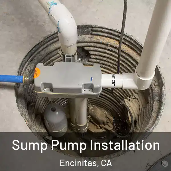 Sump Pump Installation Encinitas, CA