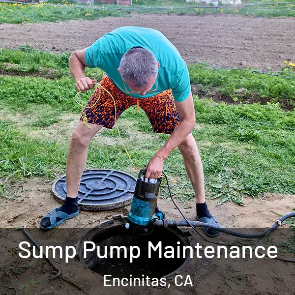  Sump Pump Maintenance Encinitas, CA