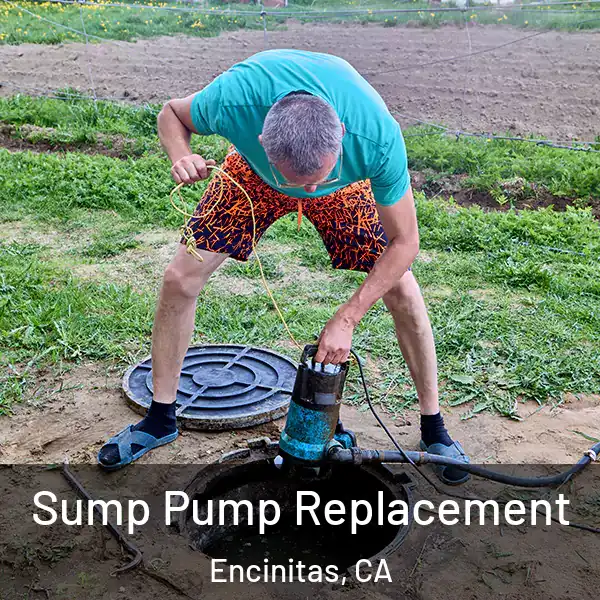  Sump Pump Replacement Encinitas, CA